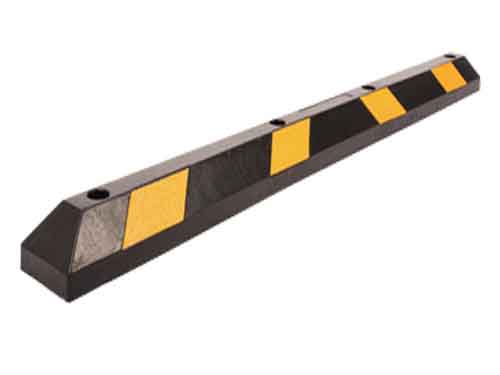 Tope para estacionamiento 180cm de caucho- ideaverde.com.mx